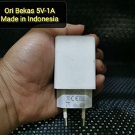 Adapter Oppo 5V-1A Copotan Made in indonesia ORIGINAL BEKAS BAWAAN