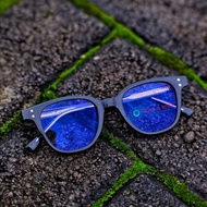 Optik b.riski - Kacamata Vintage kacamata antiradiasi | photocromic | Bluecromic 1702