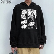Men'S Hoodies Unisex Naruto Japanese Anime Uchiha Itachi Printed Hoodie Ma Streetwear Fashion Casual Sweatshirt Coat