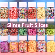 RUN  1200pcs DIY Slime Soft Fruit Slices Fingernail Supplies Super Light Clay Accessories Cream Glue Material Toys for childr