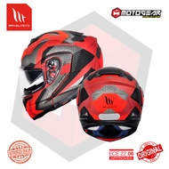 MT HELMET ATOM SV HYBRID H5 MATT RED