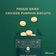 [Petfect] Freeze-dried Chicken Pumpkin Biscuits. Pet Snack, Dog snack and Cat snack. Pet Treats