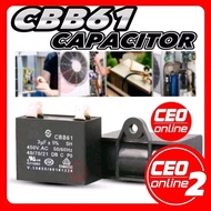 CEO 2 🇲🇾 CBB61 Fan Capacitor Motor Capacitor Aircond Capacitor 1UF 1.2UF 1.5UF 2UF 3UF 3.5UF 4UF 4.5