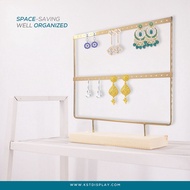 Golden Earring Stand / Earrings Hanging Rack Jewelry Organizer Jewellery Organizer