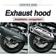Motorcycle Exhaust Pipe Protector Heat Shield Cover Muffler Guard Anti-scalding Cover Parts For ZONT