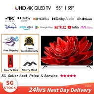 TCL QLED 4K TV 55 65 inch | Wide Color Gamut |  | Dolby Vision Dolby Atmos | 120 Hz DLG| 4K Netflix 