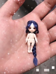 hot！【DT】❈✵  3.5cm miniature doll mini bjd spherical joint real eye movable component parts stock delivery items