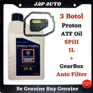 3 botol - Saga 12V, Wira, Satria, Iswara - Proton ATF Automatic Transmission Fluid SPIII + GearBox A