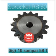 Sprocket RS 60 x 49 T Gear Chain Single Gear Z 49T RS60 -1 60Z49 60X49T 60-1 type B Sprocket spr Sin