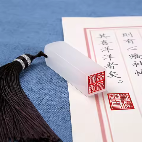 Hand-Carved Chinese Chop Custom Resin Name Seal For Calligraphy Painting Hanji Stamp Hanko Name Chop