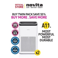 novita PuriClean™ Air Purifier A11 nano ions PuriPRO® Twin Pack Bundle With Extra Filter