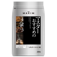 AGF Maxim Regular Coffee Master’s Recommended Special Blend 200g 【Coffee Grounds】/ Direct from JAPAN