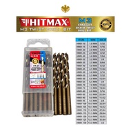HITMAX (3mm - 7.5mm) M3 HSS TWIST DRILL BIT/INDUSTRY GRADED METAL DRILL BIT/MATA TEBUK BESI