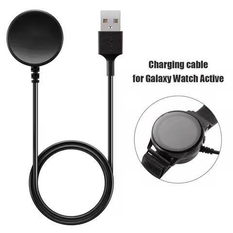 100CM USB Charger Cable for Samsung Galaxy Watch 7 FE Ultra / Watch6/6classic/Galaxy Watch 5 4 Activ
