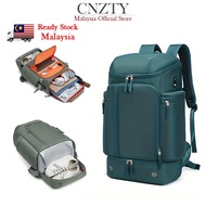 MY available 45L laptop backpack waterproof travel bagpack men Carry On backpack with shoe compartme