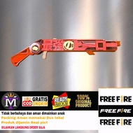 Pistol Mainan Kayu SG opm Saitama ff