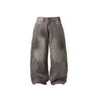 HADES Crisscross Wash Jeans - Genuine HADES Brand - unisex wash Jeans