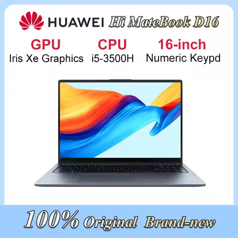 Hi MateBook D16 Laptop i5-13500H 16GB 1TB 16-inch Netbook Numeric Keypad SSD Intel Iris Xe Graphics