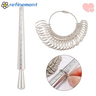 REFINEMENT Finger Ring Sizer Accessories Gauge Professional Ring Sizer Tool