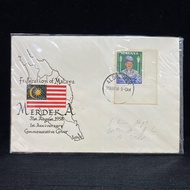 1958 31st August 1st Anniversary Federation of Merdeka First Day Cover FDC Stamp Postage Print Comme