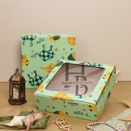 10pcs Cake Box Hampers Gift Cake Box 22x22x7 cm Dus Pudding Brownies Cardboard Packaging Lapis Legit