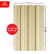 SPEEDS WPC Wood Panel Wall Panel Dekorasi Hiasan Dinding Kisi Kayu Premium Wood Composite Mudah Dipa