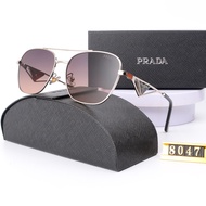 Prada Luxury Aviator Sunglasses UV Protection Fashion Eyewear Unisex.JN