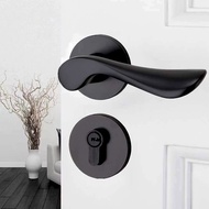 European Style Door Handle Lock Indoor Bedroom Living Room Mechanical Anti-Theft Security Lockset Mute Door Lock