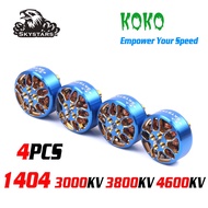 SKYSTARS KOKO 1404 3000KV 6S 3800KV 4S Brushless Racing Motor For Long Rang FPV Racing 2.5inch-4inch