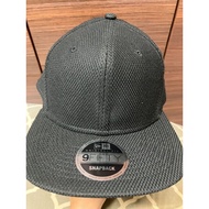 NE 9 Fifty Basic Black Baseball Cap Snapback Adjustable