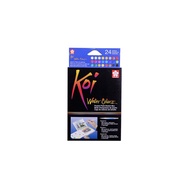 Sakura - ซากุระ Koi Water Colors ชุดสีน้ำซากุระ ชุดสีน้ำตลับ บรรจุ 18  24 และ 36 สี พร้อมพู่กันแทงค์