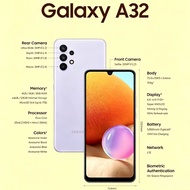 Factory Fresh Samsung Galaxy A32 5G Original Unlocked Cellphone 128GB Storage HD Display Fit Local S