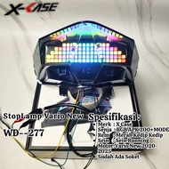 X Case LampuStop Vario New 125-150 2018-2025 Lazy Pixel RGB APK + Click 3in1 Just Plug in