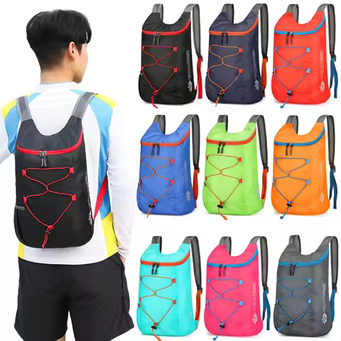 10L Foldable Portable Backpack Folding Outdoor Climbing Cycling Travel Knapsack Ultralight Camping H