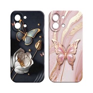Softcase Compatible For Vivo Y05 / Y11D Silicone - Butterfly Motif - Protector hp