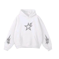 JACKET BIG SIZE (S-7XL) HOODIE BOXY BINTANG WHITE BLACK BENHUR OVERSIZE SML XL 2XL 3XL 4XL 5XL 6XL 7