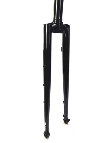 Chrome Steel Fork Thru Axle M12 x 100mm Gravel Road Bike 700C Flat Mount Disc Brake Kick Scooter Hea