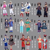 56 Ethnic Children Men Women Clothing Miao Ethnic Strong Ethnic North Korea Mongolian Tibetan Buyi U