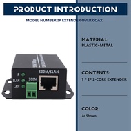 1Pcs Ethernet IP Extender Over Coax HD Network Kit EoC Coaxial Cable Transmission Extender for Secur