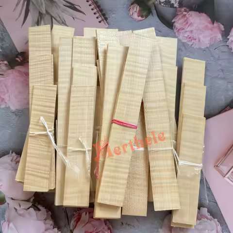 10sets Flames Violin ribs Blanks,Violin side sheets Maple wood