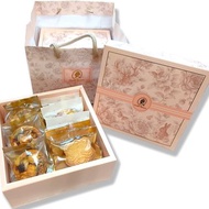 【春節禮盒】三享精緻禮盒(夏威夷豆塔/法式水果雪棉餅/奶油餅乾)