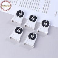 AYellowgod 5Pcs T8/G13 Fluorescent Lamp Holder Heat-Resistant Lamp Holder Light Tube Holder Househol