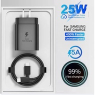 PD 25W Super Fast Charger Type C Charging Adapter With Fast Charging USB Type C Data Cable