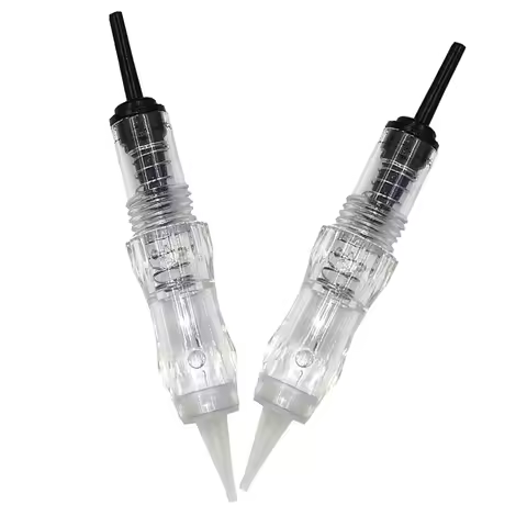 50PCS Permanent Eyebrow Makeup Needles 1RL,3RL,5RL,3F,5F,7F Tattoo Microblading Needle Cartridge For