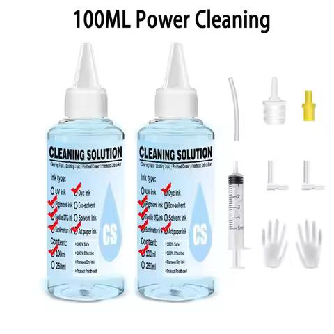 Printhead Cleaner Nozzle Cleaner 100 ml Print Head Cleaning Liquid for Printhead Cleaner Epson HP Ca