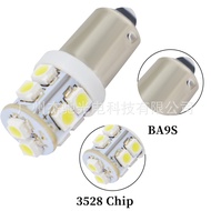 Car LED Indicator Wide Light BA9S 1210 10SMD Round Head Single Foot License Plate Light Reading Ligh