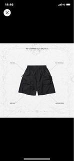 黑3 “SR-1L” SOFTBOX Zipper Utility Shorts