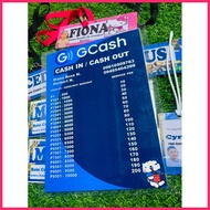 ◨ ◸ ⊙ LAMINATED GCASH CASH IN CASH OUT