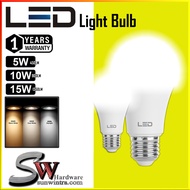 LED BULB E27 5w/10w/15w LED Bulb Day Light Warm White Cool White
