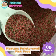 Floating Pellets-small Tropical Fish, Goldfish and Koi Foods 60g